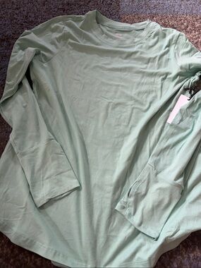 RBX Long Sleeve Crewneck Top in Mint